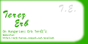 terez erb business card